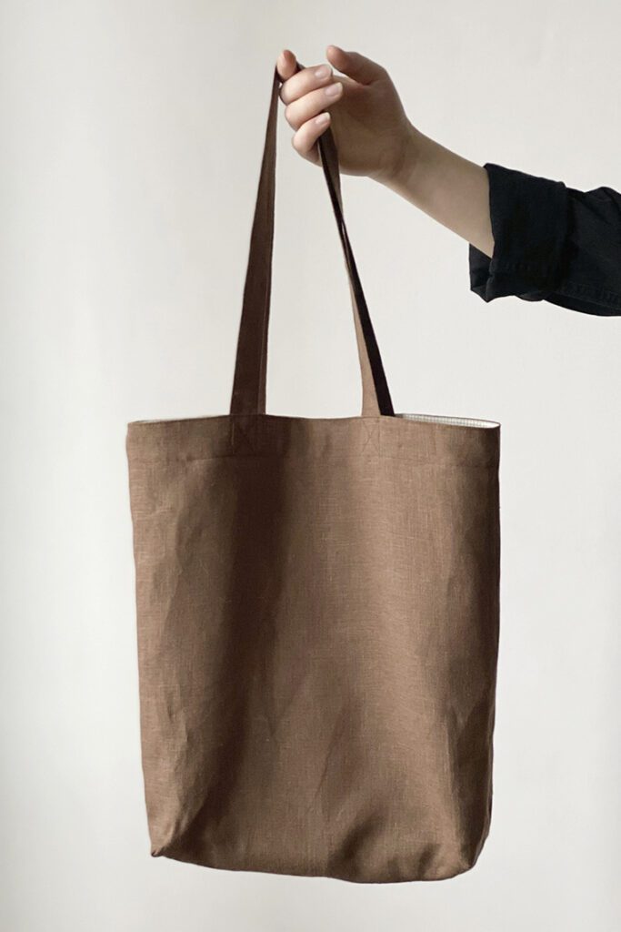 льняной шоппер