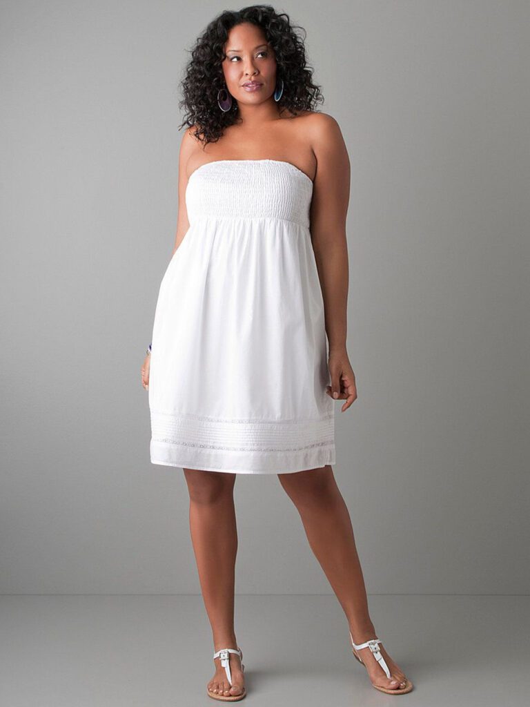 девушка в платье