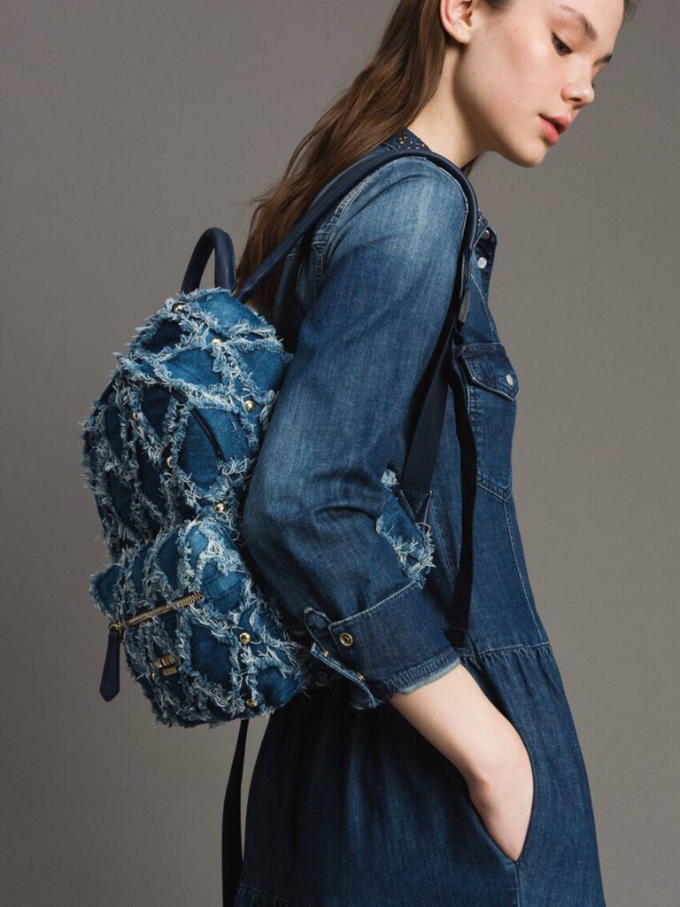 джинсовый рюкзак