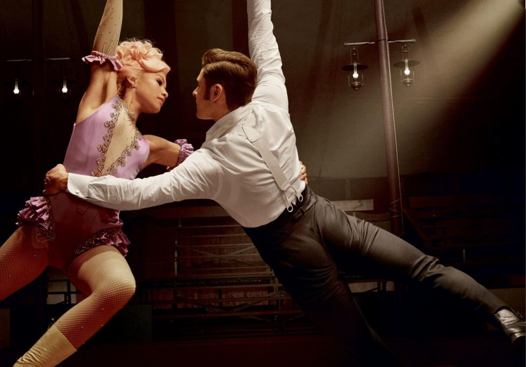 Кадр из фильма "Величайщий шоумен", в котором играла Зендея