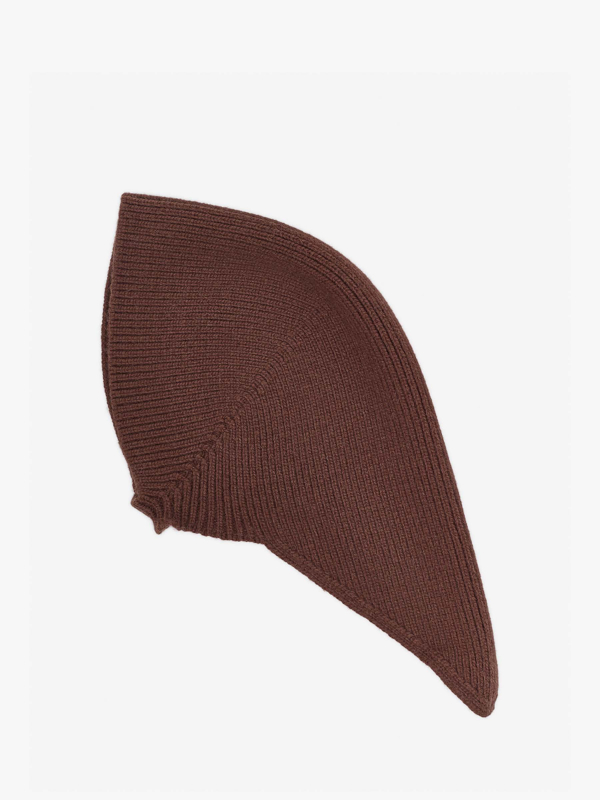 Шапка-чепчик удлиненная, коричневый