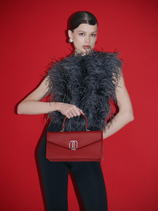 Сумка женская VICTORIA темно-красный