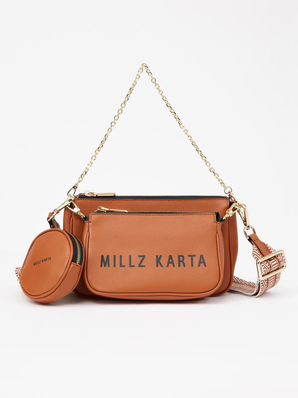 Сумка женская ZOEY коричневый