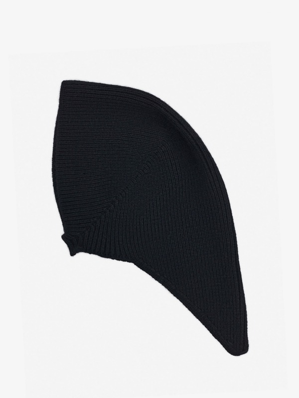 Шапка-чепчик удлиненная, черный