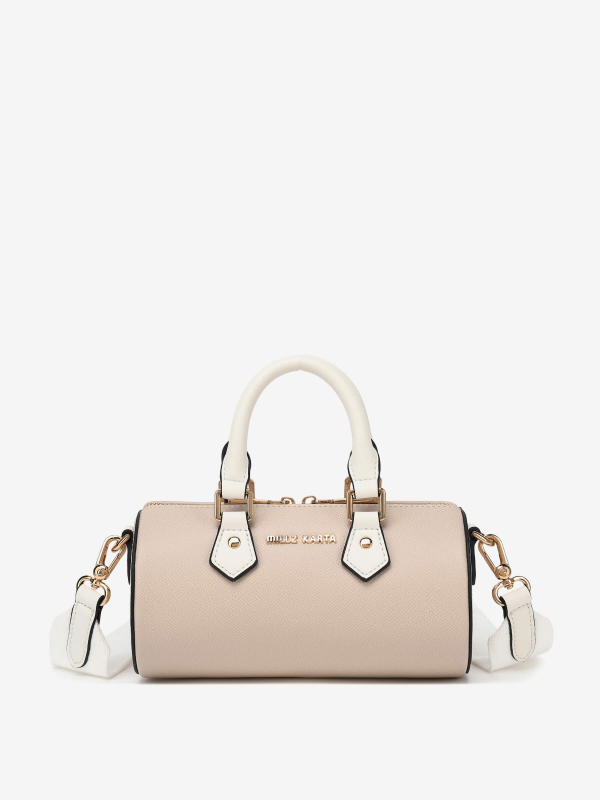 Сумка женская TINA бежевый/белый